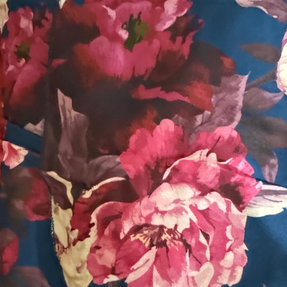 Source Unknown Floral Maxi Dress - Navy and Pink NWOT - Picture 4 of 4